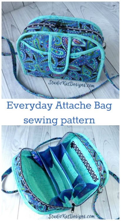 Everyday Attache Bag sewing pattern - Sew Modern Bags