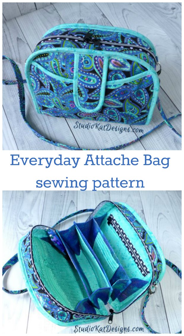 Everyday Attache Bag sewing pattern
