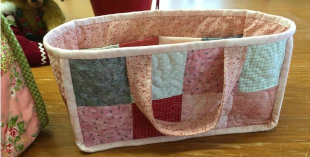 Sew your own craft basket, free sewing pattern