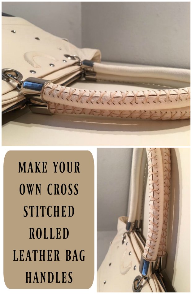 Make your own leather-look handbag straps - Sew Modern Bags