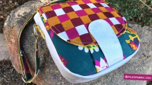 Sandra Saddle Bag pattern and video - Sew Modern Bags