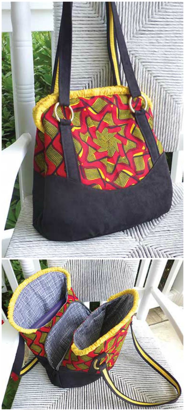 Triple Play Handbag sewing pattern.
