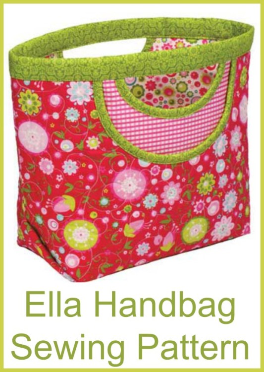 Ella simple handbag pattern Sew Modern Bags