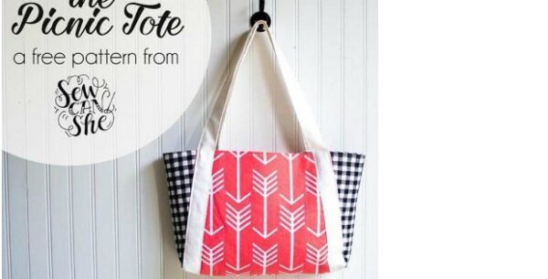 DIY Insulated Farmer’s Market Tote - free pattern - Sew Modern Bags