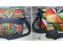 Amelie Shoulder Bag sewing pattern. This is te prefect bag to make for anyone who is just starting out in bag making.