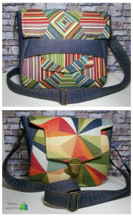 Amelie Shoulder Bag sewing pattern - Sew Modern Bags