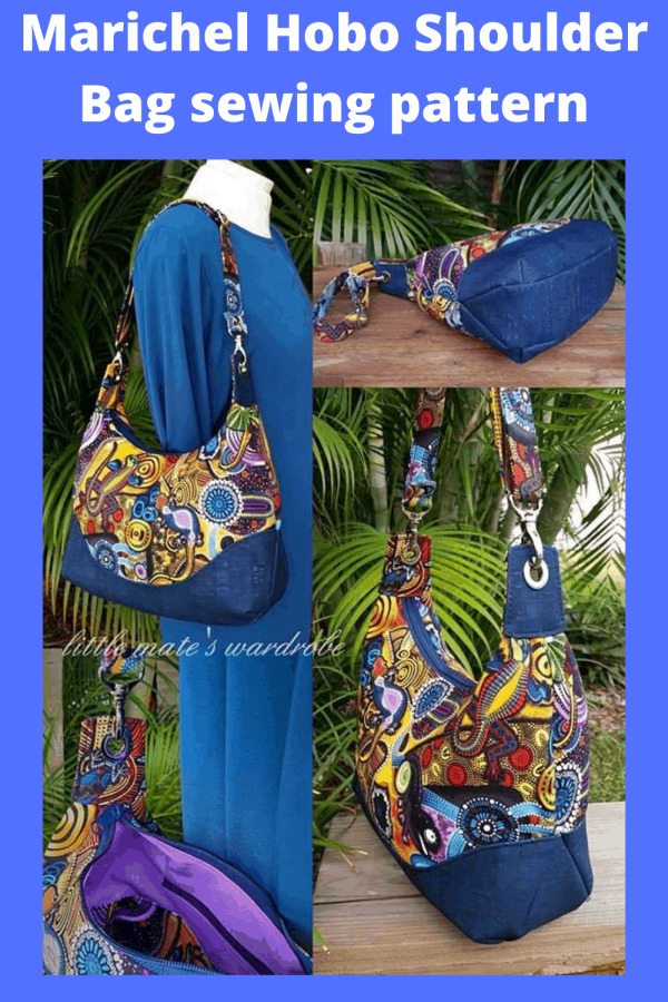 Marichel Hobo Shoulder Bag sewing pattern