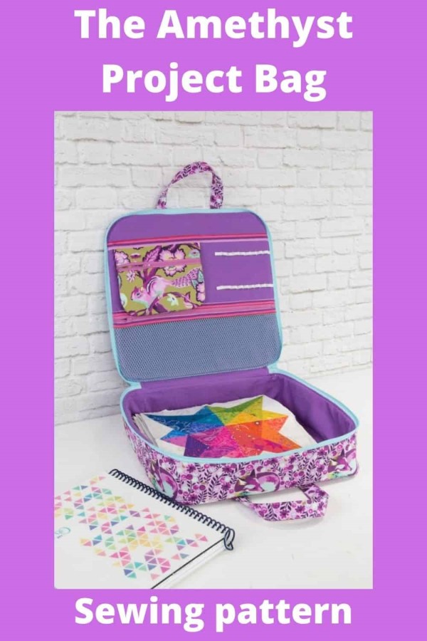The Amethyst Project Bag sewing pattern 