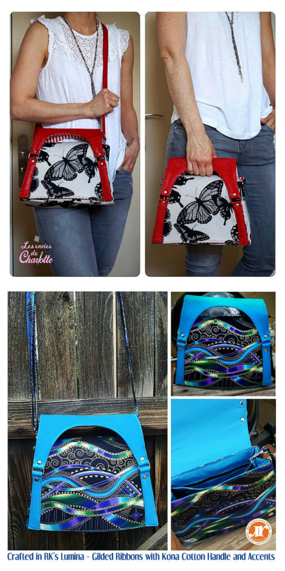 Alyssia Clutch Shoulder Bag sewing pattern