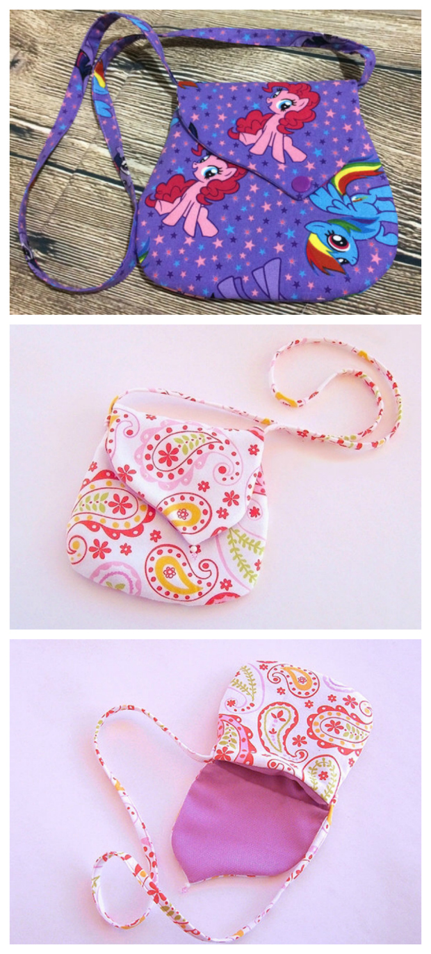 Little girls purse sewing pattern Sew Modern Kids