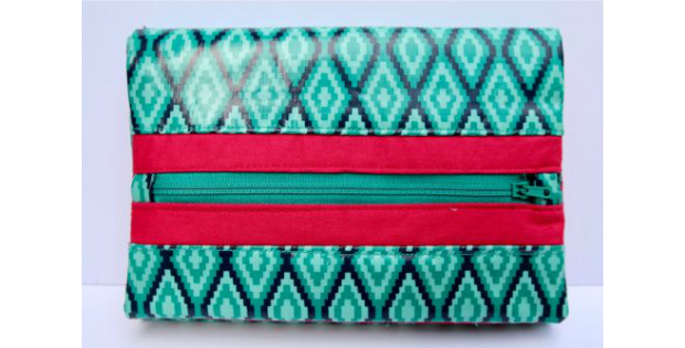 Easy phone wallet organizer FREE sewing pattern + video - Sew Modern Bags