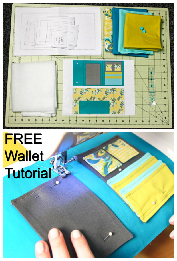 Gizmo Wallet for phone and cards FREE sewing tutorial & pattern
