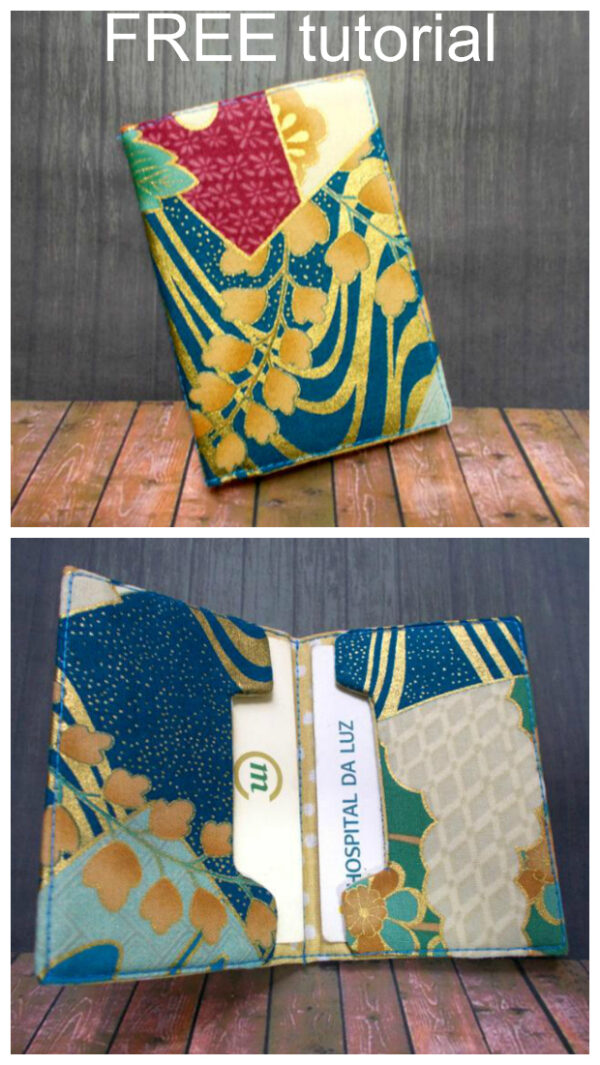 Simple card holder FREE sewing tutorial Sew Modern Bags