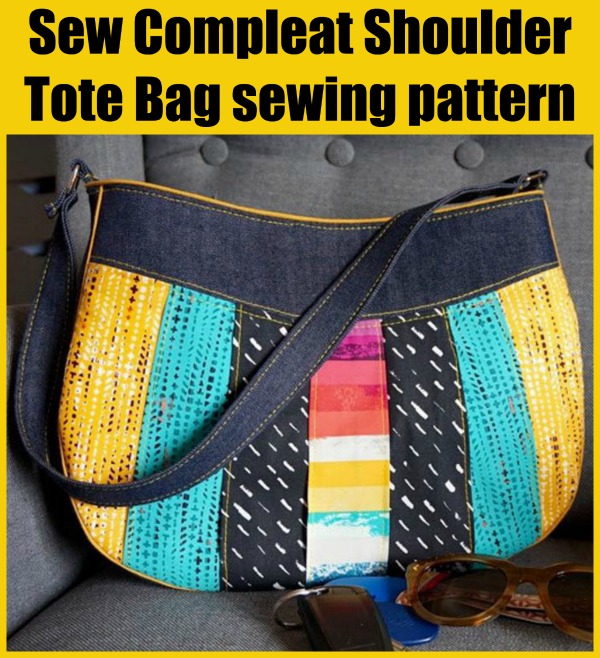 How To Sew An Easy Slouch Bag: Just One Pattern Piece! 