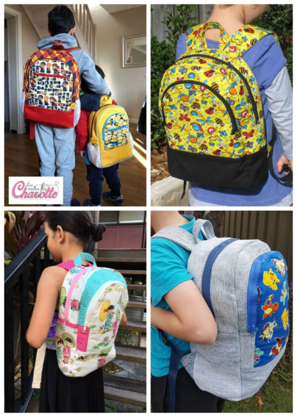 Adventure Time backpack sewing pattern - Sew Modern Bags