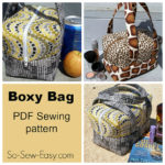 Boxy Bag sewing pattern - Sew Modern Bags