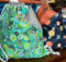 Here is a great FREE video showing you how to make this easy and fun drawstring bag with front pockets you can customize with different fabrics and buttons.