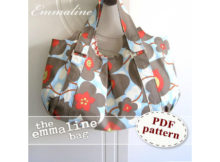 You can make the Emmaline Bag with this extremely comprehensive PDF downloadable pattern. This stylish handbag is extremely practical, modern, classy and very spacious. You can carry all of your essentials and keep your keys, phone or wallet tucked away in one of the 3 optional inside pockets.
