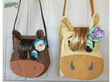 Horse purse or satchel PDF sewing pattern. Just the cutest purse for little girls.