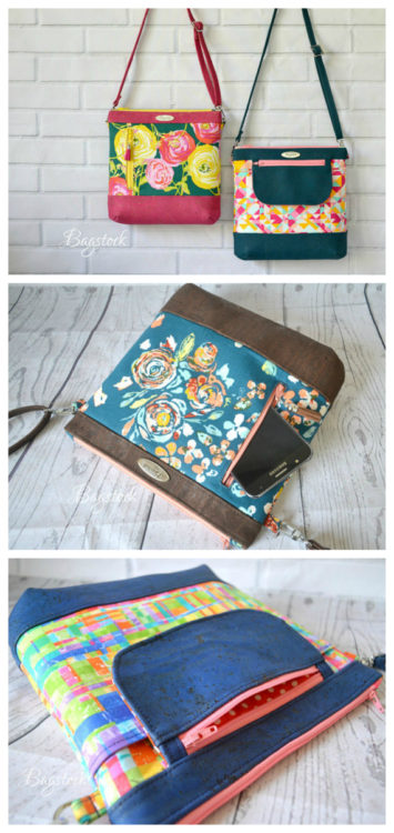 Jasmine Sling Bag / Purse PDF sewing pattern - Sew Modern Bags