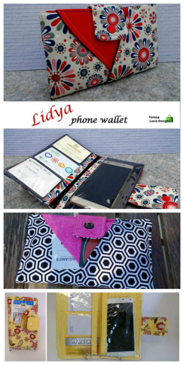 Lidya Phone Wallet sewing pattern - Sew Modern Bags