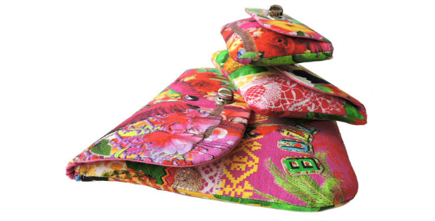 Twist Lock Wallet and Clutch sewing pattern - Sew Modern Bags