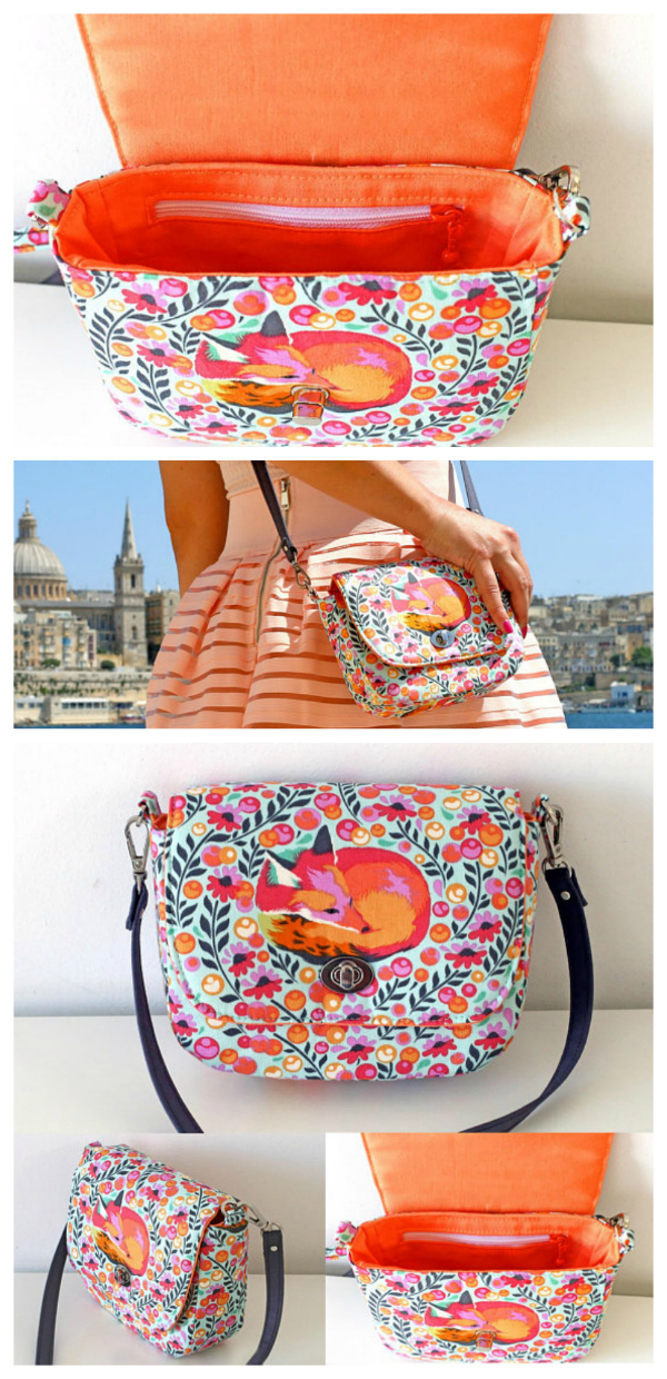 PDF PATTERN- Flower mini bag (digital pattern ONLY) - kristana's