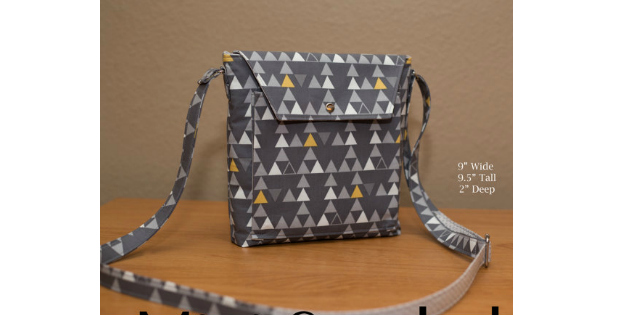 Sierra Mini Satchel Crossbody Bag sewing pattern - Sew Modern Bags