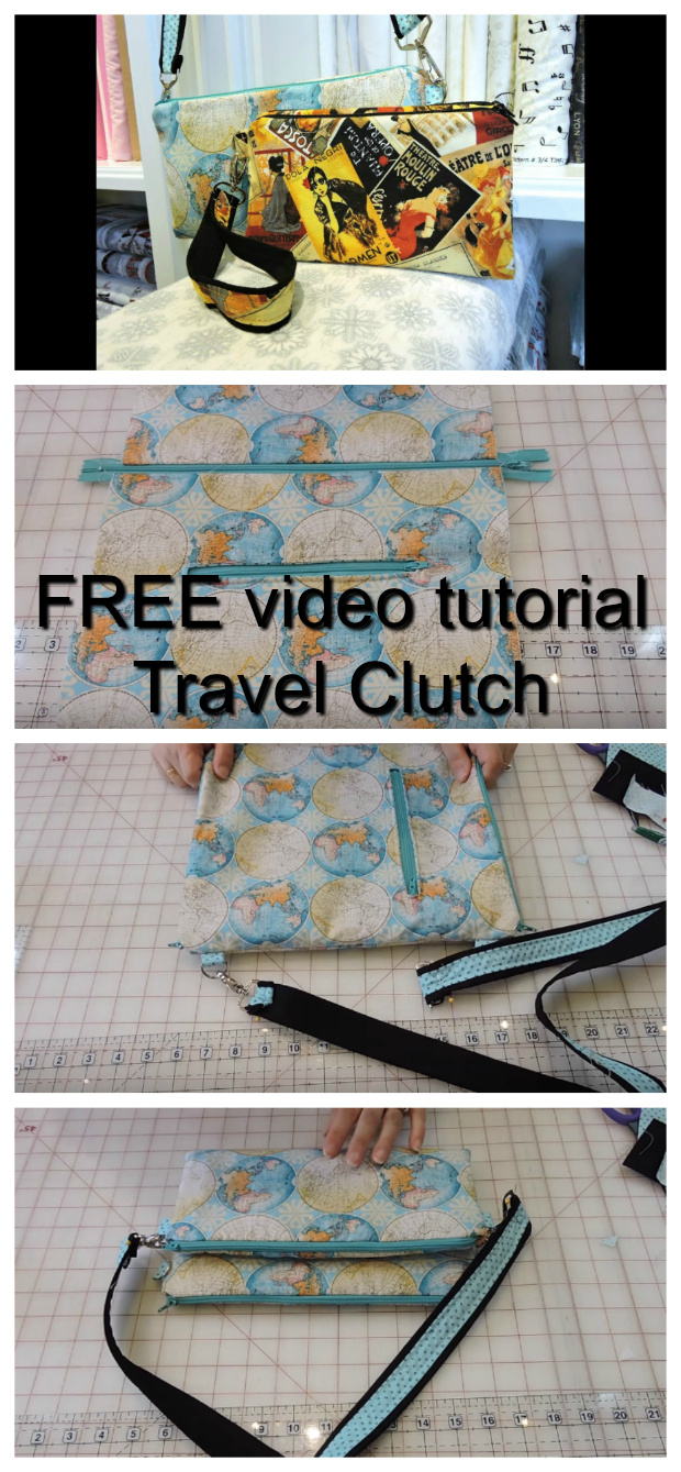If you want to make your very own travel clutch then why not watch this quick and easy video. You will learn how to sew an excellent travel clutch that you store your travel documents and possibly your passport. You can make this clutch in any fabric you want and can use it for a variety of purposes, not just as a travel clutch.