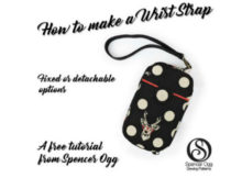 How to make a fixed or detachable wrist strap