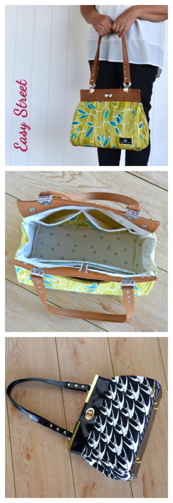 Daryl's Drive smart purse sewing pattern - Sew Modern Bags