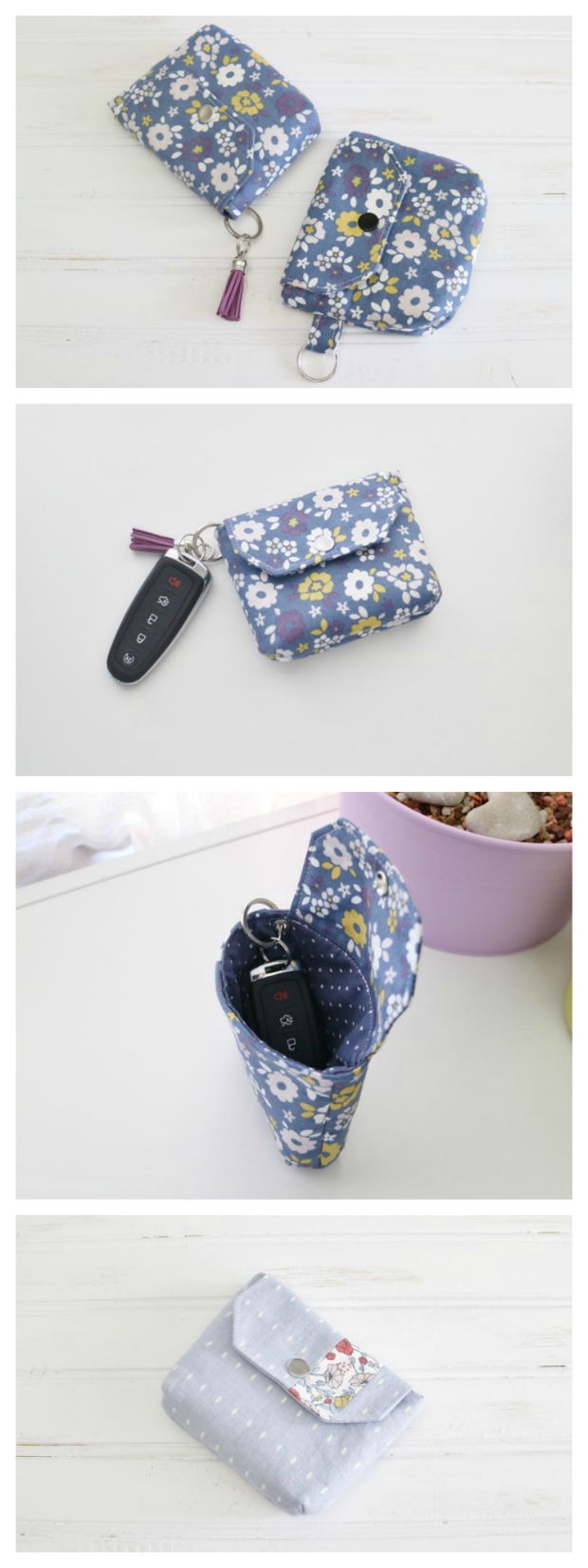 Flappy Coin Purse - FREE sewing pattern.