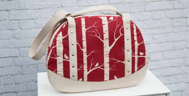 Swoon Patterns Maisie Bowler Handbag pattern review by Gelbean