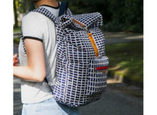 The Roxanne Rolltop Backpack is an awesome backpack that was created for men, women and children. It's a unisex bag that is specially designed for students and travellers. The pocket space is so big and organised that you can easily pack the bag with all your school essentials like laptops, books and more. The approximate size of the finished backpack is 14" wide by 16" high by 7" deep.