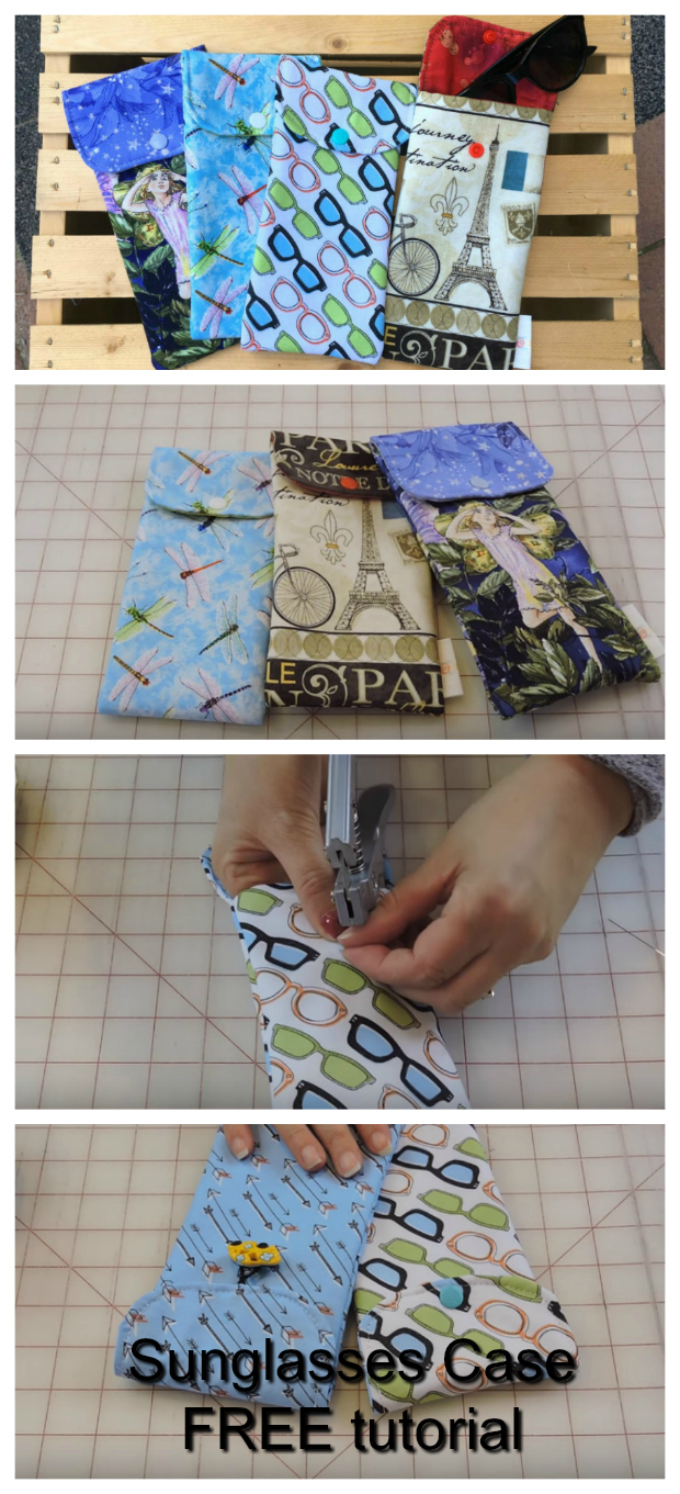 10 Minute Sunglasses Case FREE sewing video