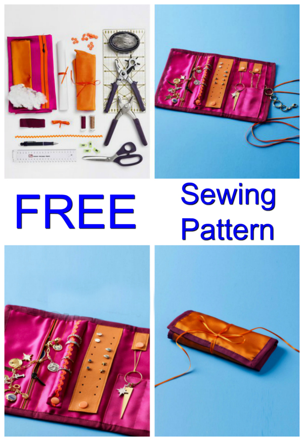 Chef Knife Roll Sewing Pattern PDF 