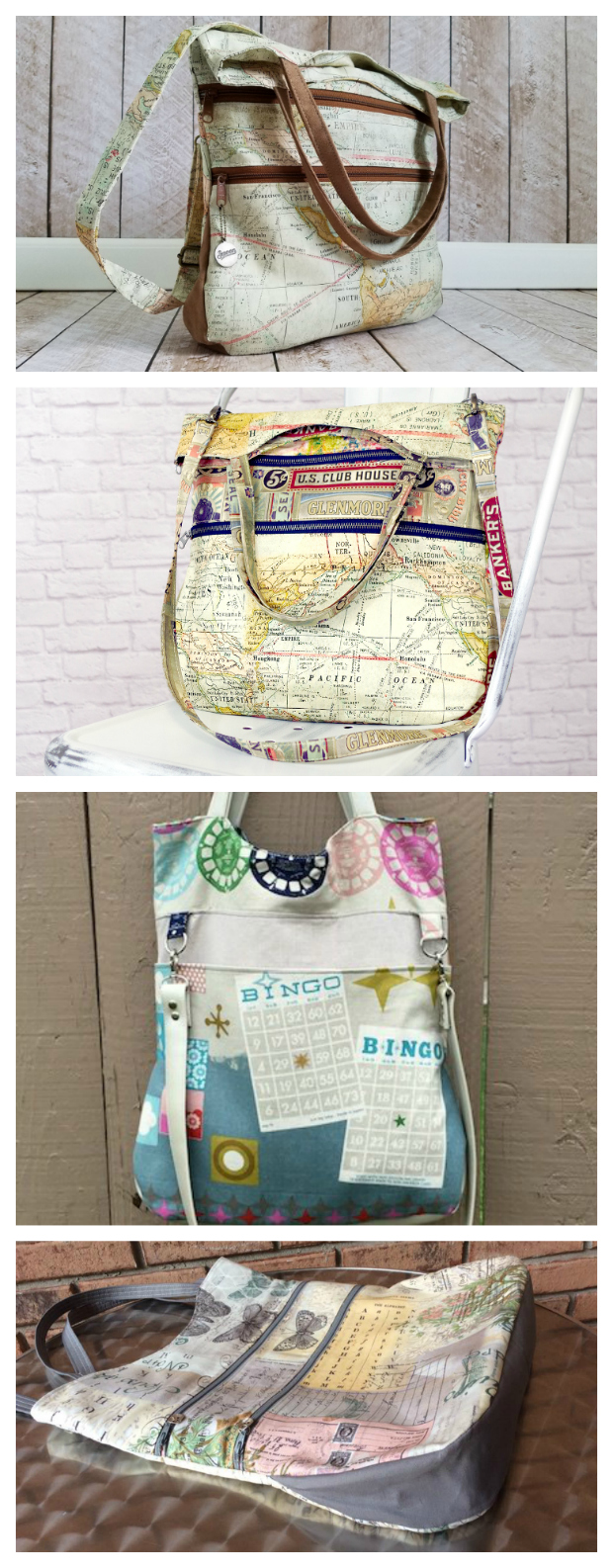 Travel Tote Bag - Sew Modern Bags