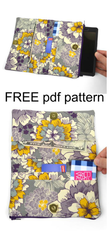 [UPDATED to 21] Free wallet sewing patterns - Sew Modern Bags