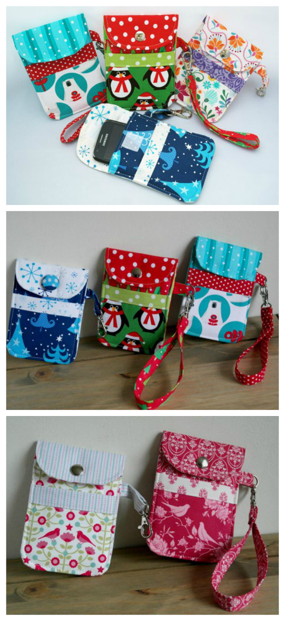 Mobile Phone Pouch sewing pattern Sew Modern Bags