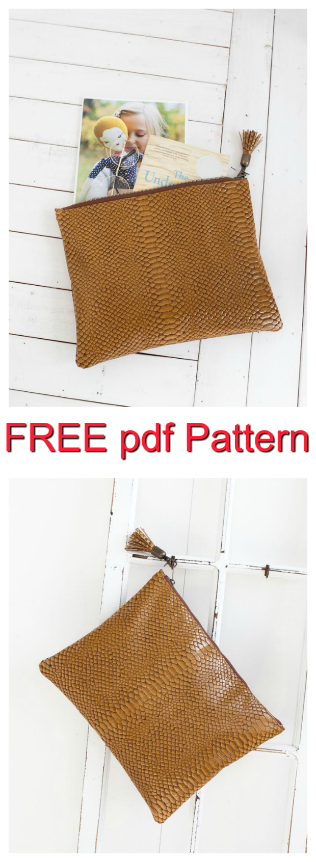 Ciara Clutch FREE sewing pattern.