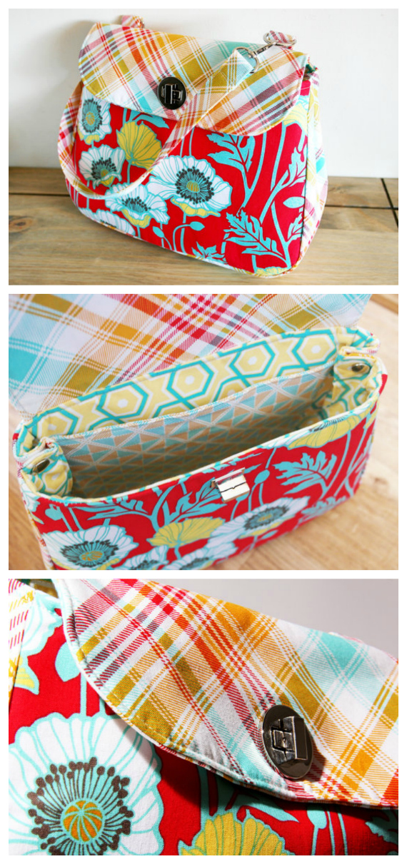 Twist Lock Wallet and Clutch sewing pattern - Sew Modern Bags