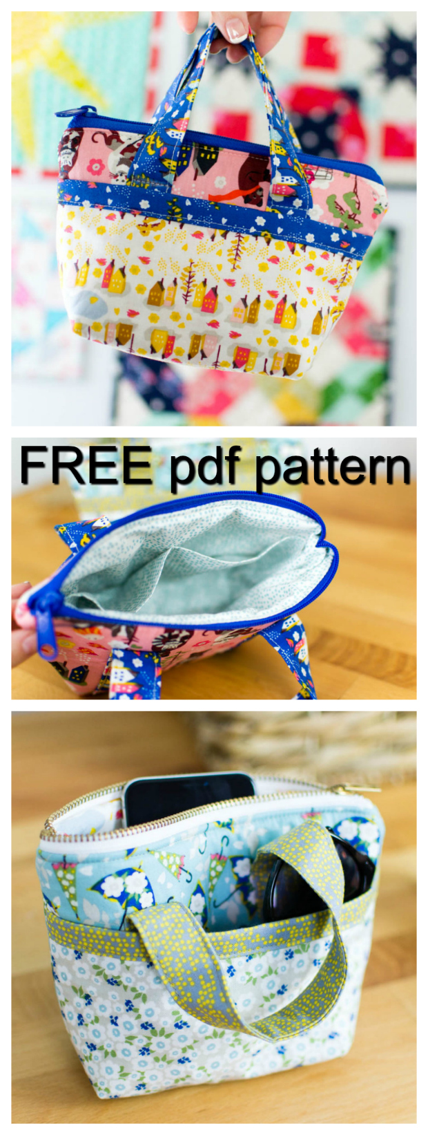 Tiny Bag FREE sewing pattern