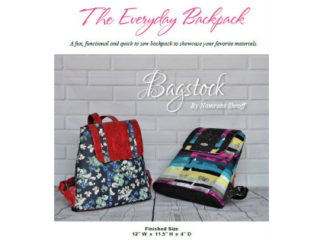 This designer makes wonderful bright looking bags that Sew Modern Bags just loves. It's a real pity she has only 7 bag patterns up for sale, but we'll be doing our best to promote each and everyone. This is a perfect backpack for everyday use. A fun, functional and quick to sew backpack to showcase your favorite materials.