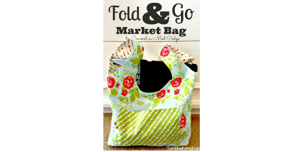 B908) Georgie Foldable Bag Pattern – TREASURIE