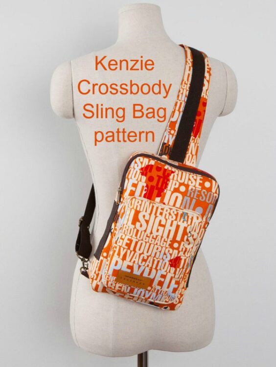 Kenzie Crossbody Sling Bag sewing pattern - Sew Modern Bags