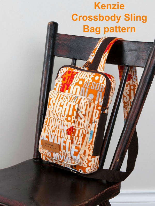 Kenzie Crossbody Sling Bag sewing pattern - Sew Modern Bags