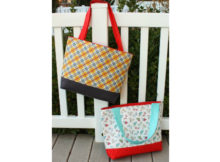 Here's yet another FREE pattern and tutorial that Sew Modern Bags has found for you. This one is an absolute beautiful tote bag called the Simple Sturdy Tote Bag.