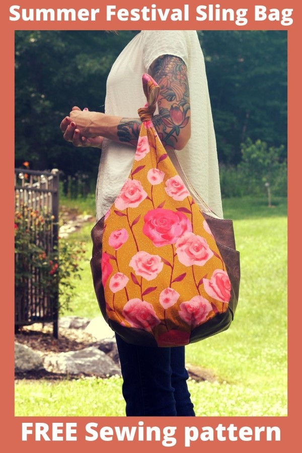 Summer Festival Sling Bag FREE sewing pattern with video - Sew