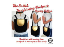 This pattern shows you how to easily make an amazingly versatile backpack, that in seconds transforms into a cross-body messenger bag. No straps to change over, just one quick pull and it transforms! Just think, you can be shopping one minute with your messenger bag, and then transform it effortlessly into a backpack that you can throw on your back ready for the commute home.