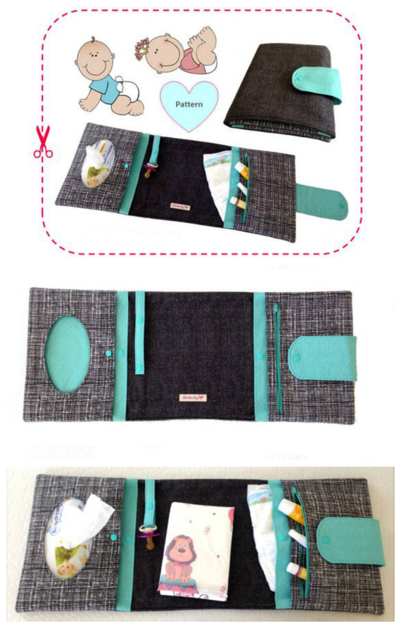 Diaper clutch pattern free new arrivals